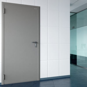 Противопожарная серая дверь / серия FRM55517